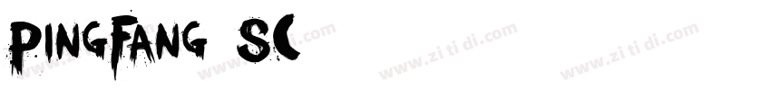 PingFang SC 常规字体转换